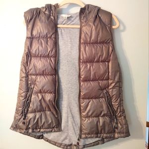 Puffer Vest gray metallic XL Girls